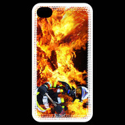 Coque iPhone 4 / iPhone 4S Pompier Soldat du feu