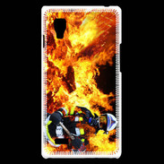 Coque LG Optimus L9 Pompier Soldat du feu