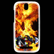 Coque HTC One SV Pompier Soldat du feu