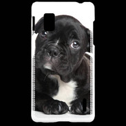 Coque LG Optimus G Bulldog français 2