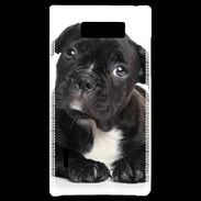 Coque LG Optimus L7 Bulldog français 2