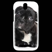 Coque HTC One SV Bulldog français 2