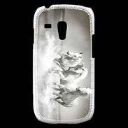 Coque Samsung Galaxy S3 Mini Chevaux blancs