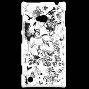 Coque Nokia Lumia 720 Design Fleur Tribal