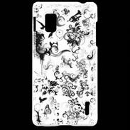 Coque LG Optimus G Design Fleur Tribal