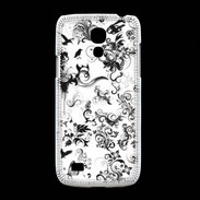 Coque Samsung Galaxy S4mini Design Fleur Tribal