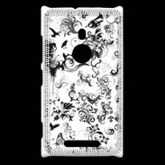 Coque Nokia Lumia 925 Design Fleur Tribal