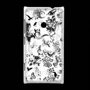 Coque Nokia Lumia 520 Design Fleur Tribal