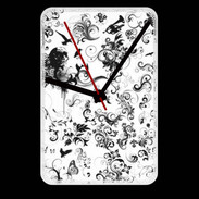 Grande pendule murale Design Fleur Tribal