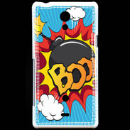 Coque Sony Xperia T Comics Boom