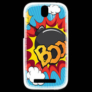 Coque HTC One SV Comics Boom