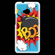Coque HTC One Comics Boom