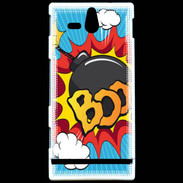 Coque Sony Xperia U Comics Boom