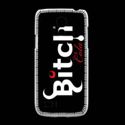 Coque Samsung Galaxy S4mini Bitch Cola fond noir