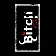 Coque Nokia Lumia 520 Bitch Cola fond noir