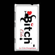 Coque Nokia Lumia 520 I love Bitch Cola