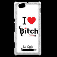 Coque Sony Xperia M I love Bitch Cola 2