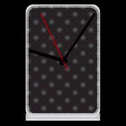 Pendule de bureau losange gris