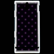 Coque Sony Xperia U losange rose