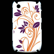 Coque Blackberry 8520 motif flora violet