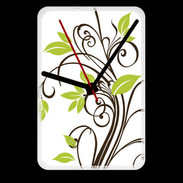 Grande pendule murale motif floral 1