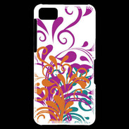 Coque Blackberry Z10 motif floral orange