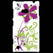 Coque Nokia Lumia 720 motif floral vert