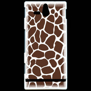 Coque Sony Xperia U motif girafe 2