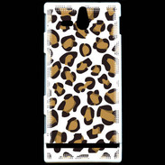 Coque Sony Xperia U motif léopard 2