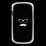 Coque Samsung Galaxy Express moustache noir & blanc