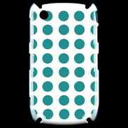 Coque Blackberry 8520 pois bleu clair