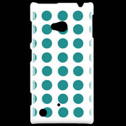 Coque Nokia Lumia 720 pois bleu clair