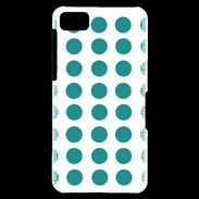 Coque Blackberry Z10 pois bleu clair