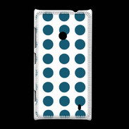 Coque Nokia Lumia 520 pois bleu foncé