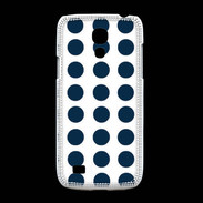Coque Samsung Galaxy S4mini pois bleu marine