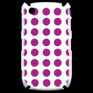 Coque Blackberry 8520 pois framboise