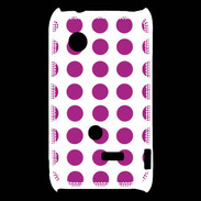 Coque Sony Xperia Typo pois framboise