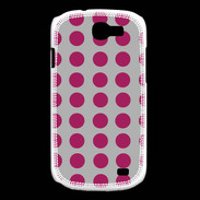 Coque Samsung Galaxy Express pois gris & framboise