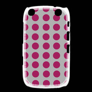 Coque Blackberry Curve 9320 pois gris & framboise