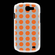 Coque Samsung Galaxy Express pois gris & orange