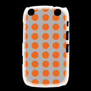 Coque Blackberry Curve 9320 pois gris & orange