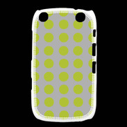 Coque Blackberry Curve 9320 pois gris & vert