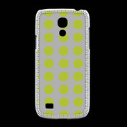 Coque Samsung Galaxy S4mini pois gris & vert