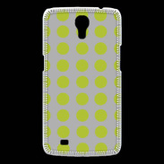 Coque Samsung Galaxy Mega pois gris & vert