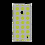 Coque Nokia Lumia 520 pois gris & vert