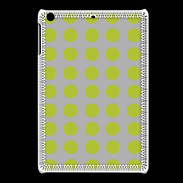 Coque iPadMini pois gris & vert
