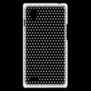 Coque LG Optimus L9 pois noir & blanc
