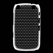 Coque Blackberry Curve 9320 pois noir & blanc