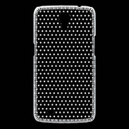 Coque Samsung Galaxy Mega pois noir & blanc