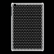 Coque iPadMini pois noir & blanc